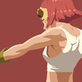 Muscular anime wallpaper