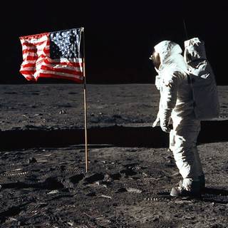 Astronaut moon wallpaper