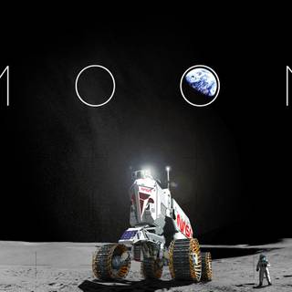 Astronaut moon wallpaper