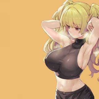 Muscular anime wallpaper