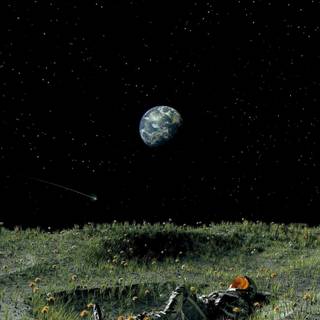 Astronaut moon wallpaper