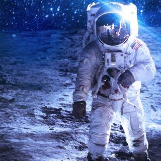 Astronaut moon wallpaper
