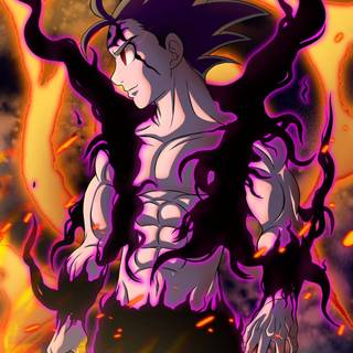 Muscular anime wallpaper