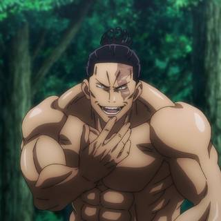 Muscular anime wallpaper