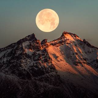 Bright moon wallpaper