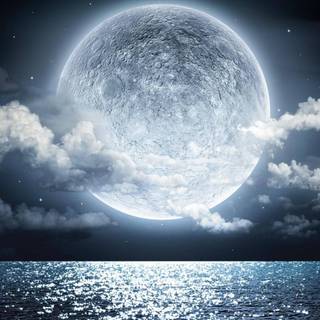 Bright moon wallpaper