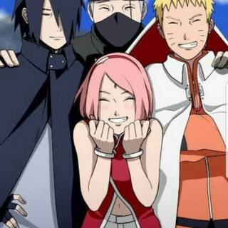 Kakashi team 7 wallpaper