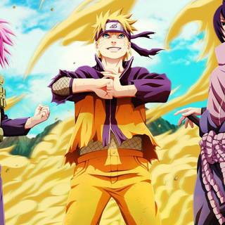 Kakashi team 7 wallpaper