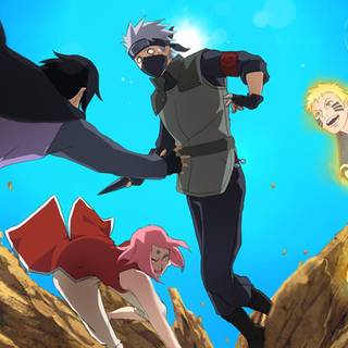 Kakashi team 7 wallpaper