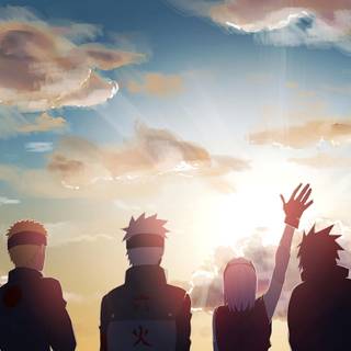 Kakashi team 7 wallpaper