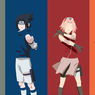 Kakashi team 7 wallpaper