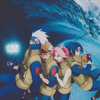 Kakashi team 7 wallpaper