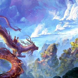 Chinese lion wallpaper