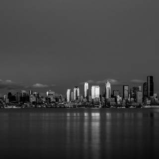 Night city view wallpaper