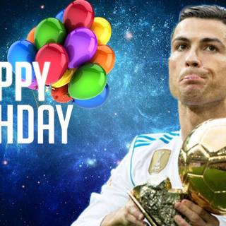 Cristiano Ronaldo birthday wallpaper