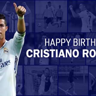 Cristiano Ronaldo birthday wallpaper