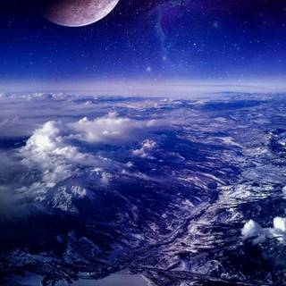 Space view wallpaper