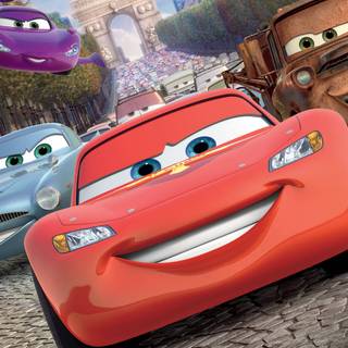 Cars on the road wallpaper