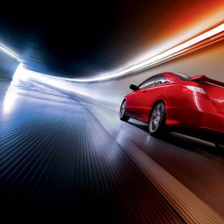 Cars on the road wallpaper