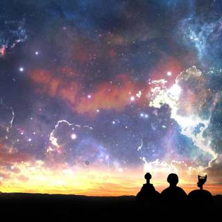 Space view wallpaper