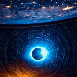 Space view wallpaper