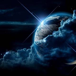 Space view wallpaper