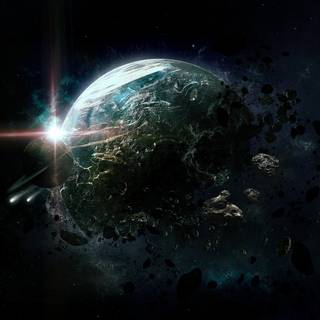 Space view wallpaper