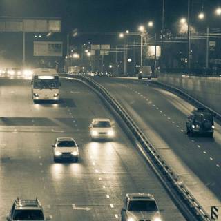 Cars on the road wallpaper