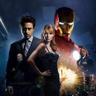 Iron Man 1 poster wallpaper