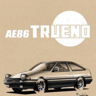 Trueno AE86 wallpaper