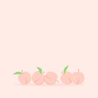 Peach laptop wallpaper
