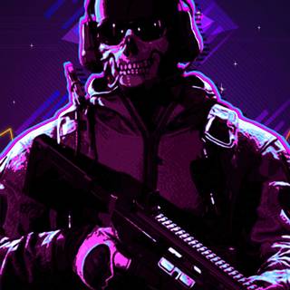 Call of Duty neon wallpaper