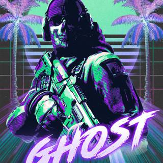 Call of Duty neon wallpaper