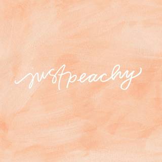 Peach laptop wallpaper