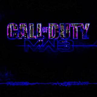 Call of Duty neon wallpaper
