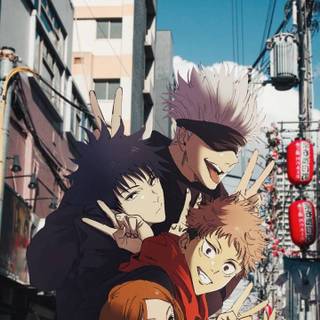 Jujutsu Kaisen cute wallpaper