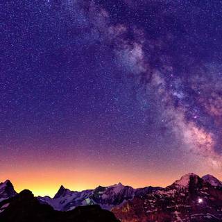 Switzerland night wallpaper