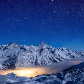 Switzerland night wallpaper