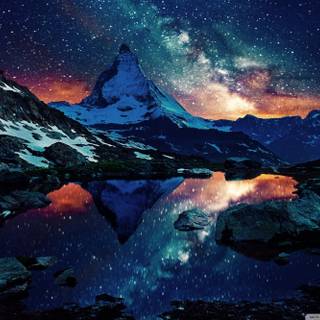 Switzerland night wallpaper