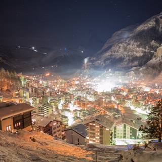 Switzerland night wallpaper