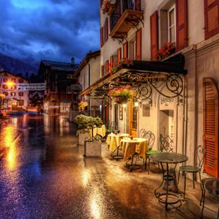 Switzerland night wallpaper