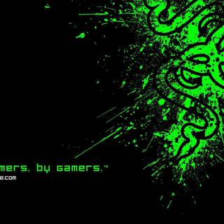Gamer green wallpaper