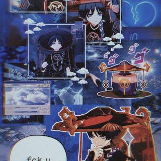 Wanderer Genshin iPhone wallpaper