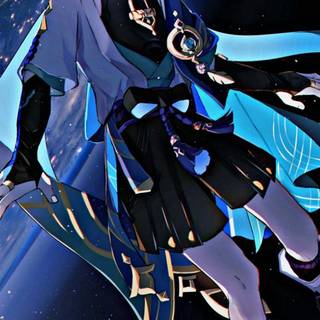 Wanderer Genshin iPhone wallpaper