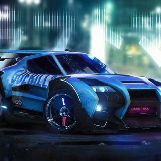 Rocket League car wallpaper
