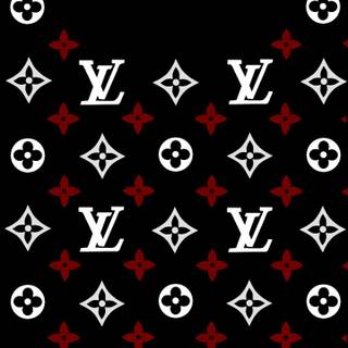 Red Louis Vuitton wallpaper