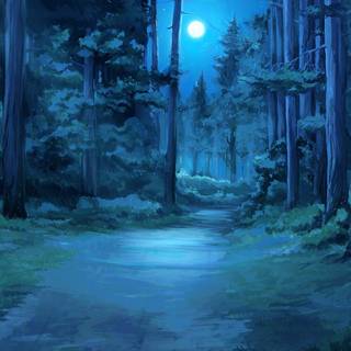 Summer moon desktop wallpaper