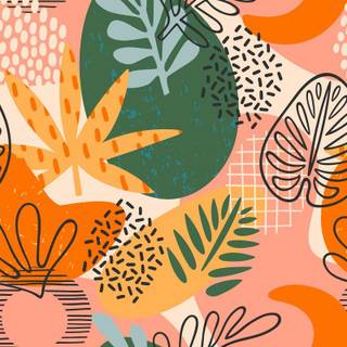 Plant geometry wallpaper