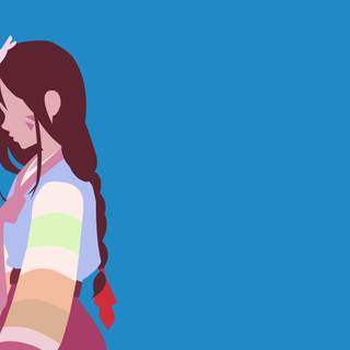D.Va desktop minimalist wallpaper