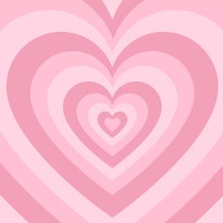 White and pink preppy heart wallpaper